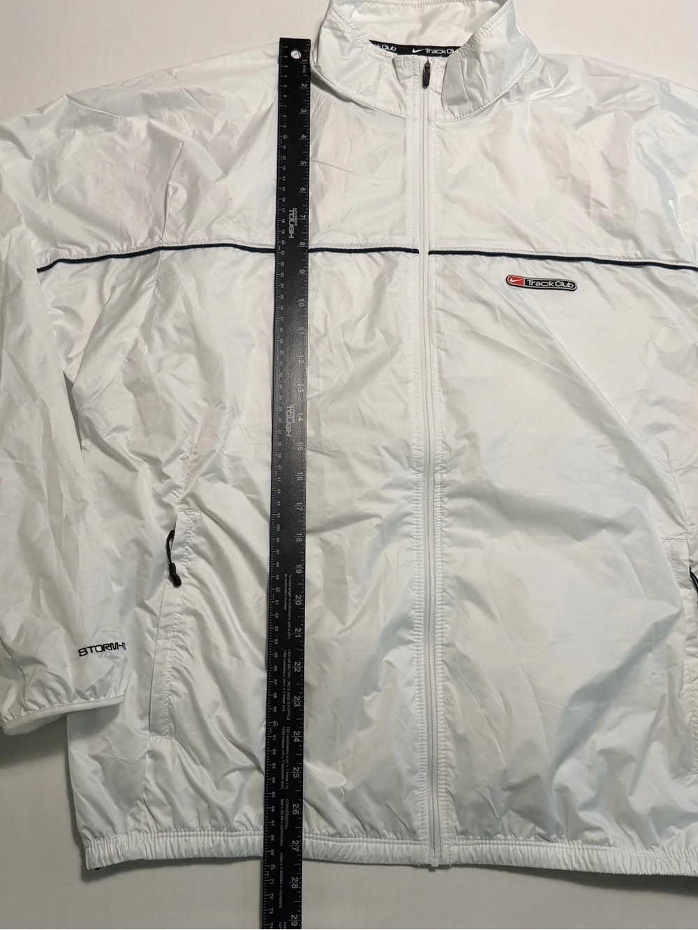 Nike Storm-Fit Track Club Jacket Men M Woven Windbreaker Retro Logo Full Zip